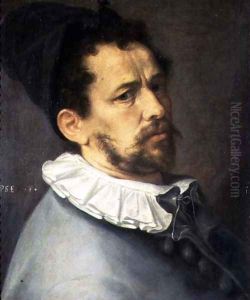 Self portrait, c.1580-85 by Bartholomaeus Spranger