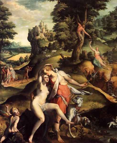 Venus and Adonis - view 1