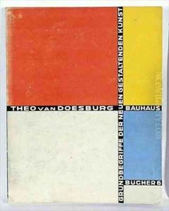 Book cover from the Grundbegriffe der Neuen Gestaltenden Kunst by Theo van Doesburg