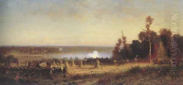 Cannonading On The Potomac October 1861 1868 70 - view 1