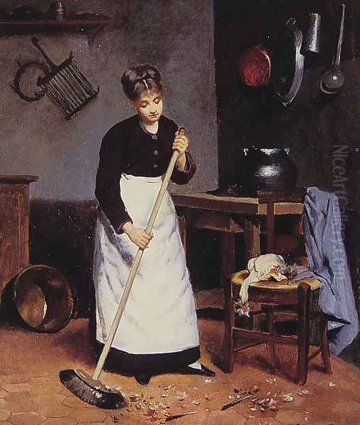 Sweeping the Feathers - view 1