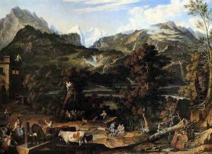 The Upland near Bern 1816 by Joseph Anton Koch