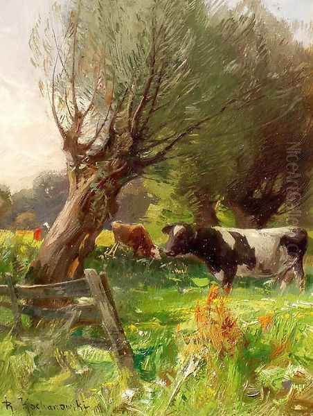 Grazing Cows - view 1