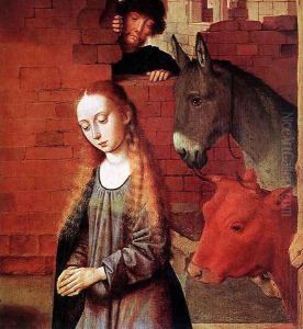 The Nativity (detail 1) c. 1490 by Gerard David
