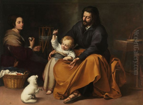The Holy Family with a Bird 1650 - view 1
