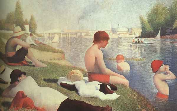 Bathing At Asnieres 1884 - view 1