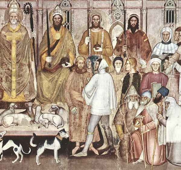 The Church Militant and Triumphant (detail) by Andrea Bonaiuti da Da Firenze