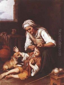The Toilette 1670-75 by Bartolome Esteban Murillo