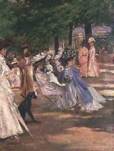 Figures in Hyde Park by Charles Edward Conder