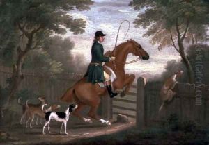 Huntsman with his Hounds in a Landscape by James Seymour