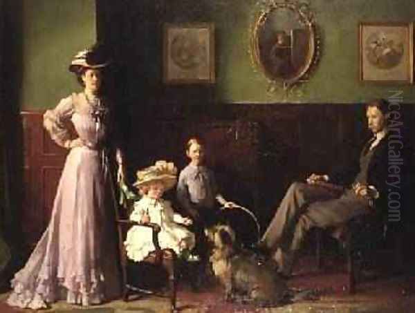 Group portrait of the family of George Swinton - view 1