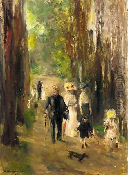 Promenade in the Grunewald, Berlin (Aus dem Grunewald) - view 1