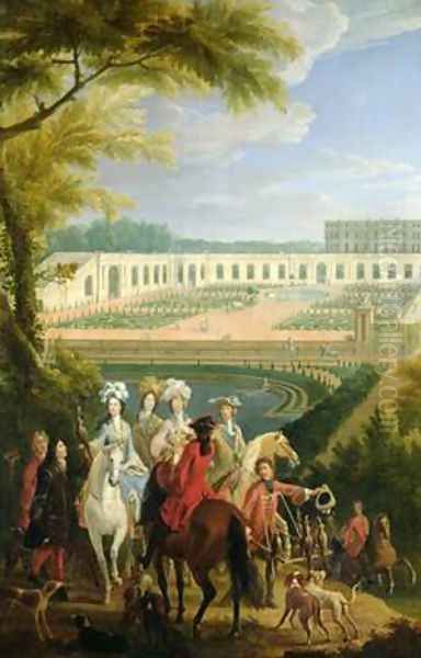 View of the Orangerie at Versailles after 1697 - view 1