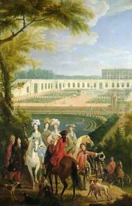 View of the Orangerie at Versailles after 1697