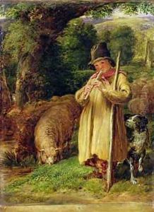 Shepherd Boy 1831 by John Linnell