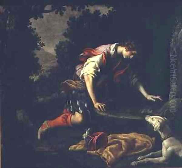 Narcissus at the Fountain - view 1