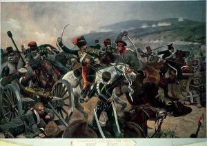 Battle of Balaclava, 25th October 1854, Relief of the Light Brigade by Richard Caton Woodville