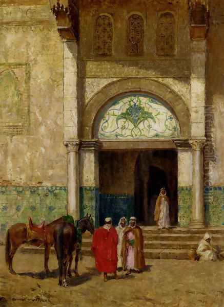 A Rest Outside A Mosque - view 1