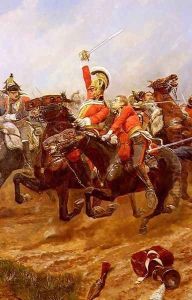 Life-Guards Charging At The Battle Of Waterloo by Richard Caton Woodville