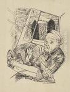 Vorstadtmorgen by Max Beckmann