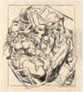 City Night: Drinking Song; And Furnished Room (h. 165iii; And 169) by Max Beckmann
