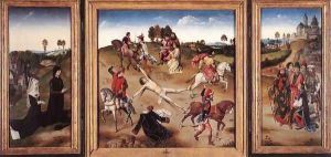 St Hippolyte Triptych after 1468 by Dieric the Elder Bouts