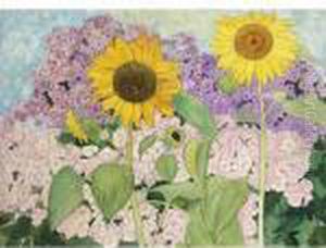 Tournesols Sunflowers by Ernest Bieler