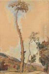 Paysage De Saviese by Ernest Bieler