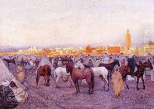 Encampment near a Moroccan Village I