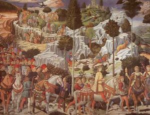 Procession of the Magus Gaspar 1459