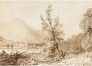 Lake Brientz And Interlaken by Richard Parkes Bonington
