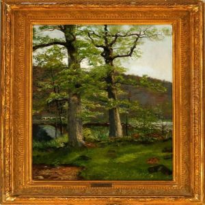 A Scandinavian Forest by Carl Oscar Borg