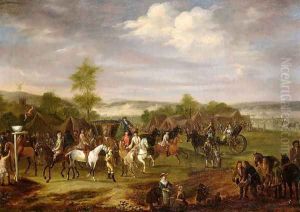 Meeting at Clifton and Rawcliffe Ings, York, September 1709 by James Ross