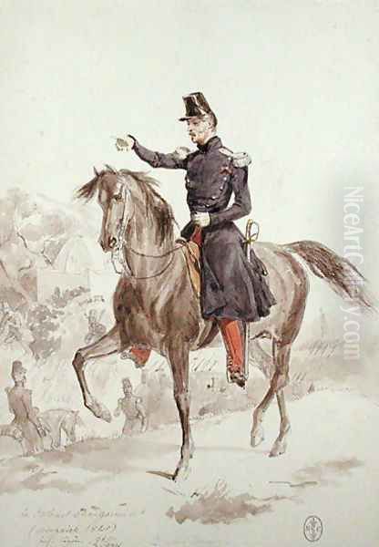Colonel Nicolas Changarnier 1793-1877 from Album Afrique 1835-45, 1840 - view 1