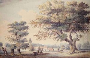 The Old Cheesecake House, north of the Serpentine, 1786 by John White
