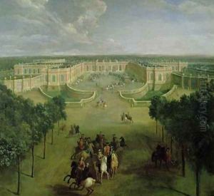 View of the Grand Trianon 1722 by Pierre-Denis Martin