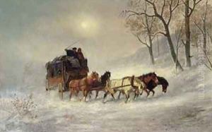 Snowstorms in the Sierras by William Hahn