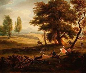 Hunting Party in an Extensive Landscape by James Ross