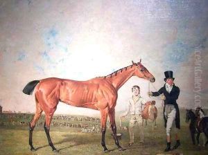Shoveller Held by Her Trainer Will Chifney detail