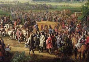 The Inauguration of the Church of the Invalides by Louis XIV 1638-1715 by Pierre-Denis Martin