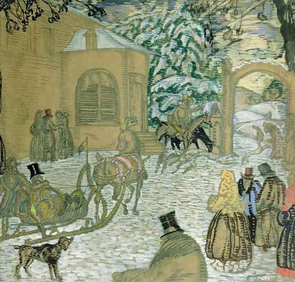 Illustraton for Dubrovsky - view 1