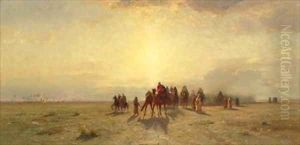 Caravan in the Desert by Samuel Colman