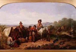 The Breaking Up of the Camp by James Curnock