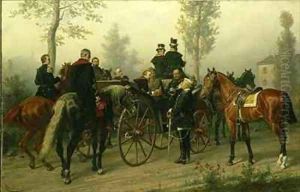 Napoleon III and Bismarck after the Battle of Sedan