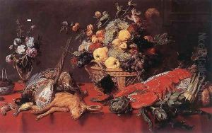 Still-life with a Basket of Fruit 1635-40 by Frans Snyders