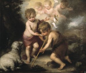 Infant Christ Offering a Drink of Water to St John 1675-80