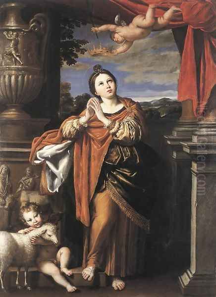 Saint Agnes c. 1620 - view 1