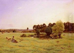 Le Paturage (The Pasture) by Jean Ferdinand Monchablon