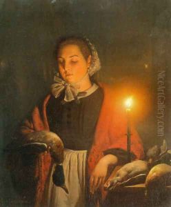 A Careful Eye by Petrus van Schendel
