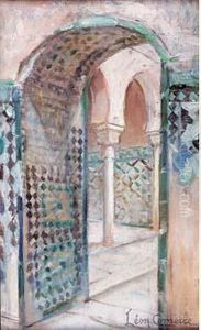 Porte De Palais by Leon Francois Comerre